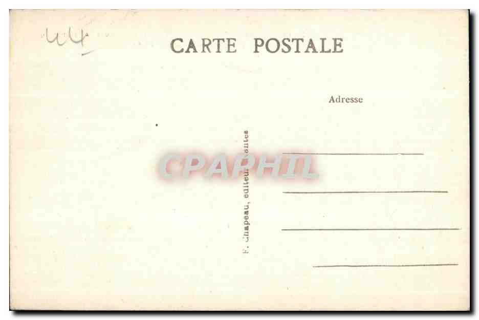 Chateaubriant - Place des Terrasses - Le Chateau - CPA  — Rückseite
