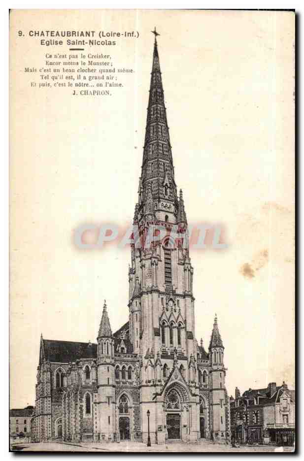 Chateaubriant - Eglise Saint Nicolas - CPA 