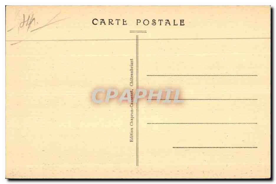 Chateaubriant - Le Chateau - Logis Seigneurial - CPA  — Rückseite