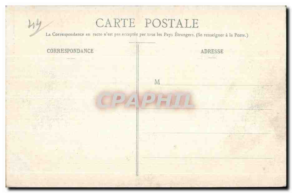 Chateaubriant - Donjon du Chateau Fort - CPA  — Rückseite