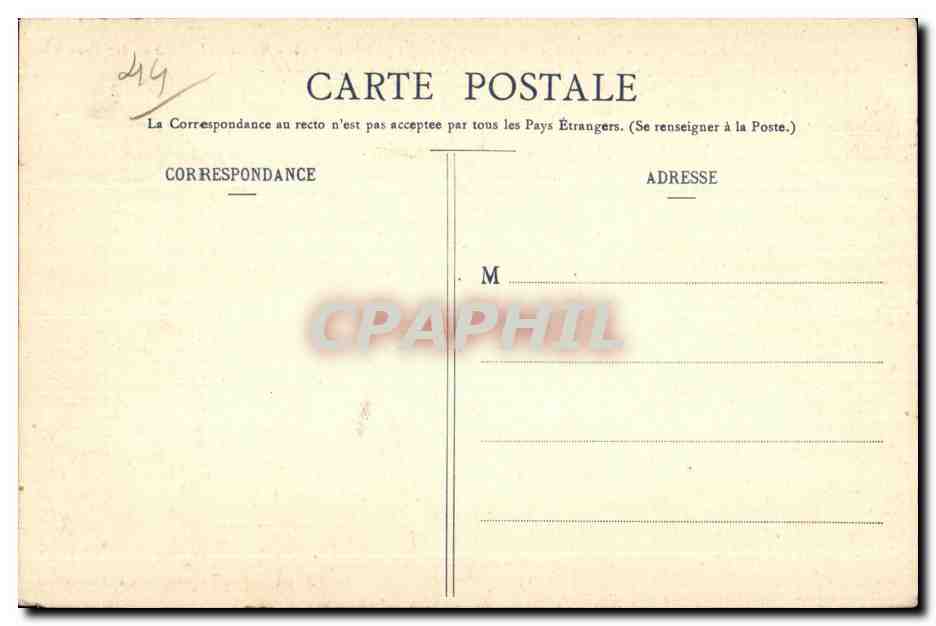 Chateaubriant - Chateau de la Renaissance - CPA  — Rückseite