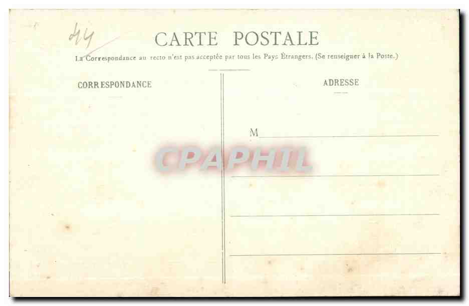 Chateaubriant - Donjon du Chateau Fort - CPA  — Rückseite