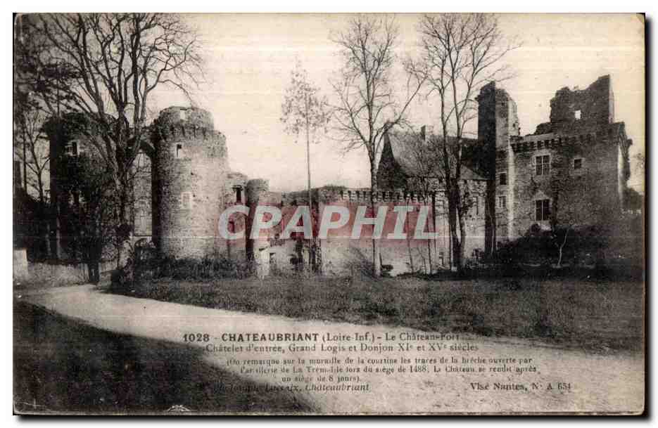 Chateaubriant - Le Chateau Fort - CPA 