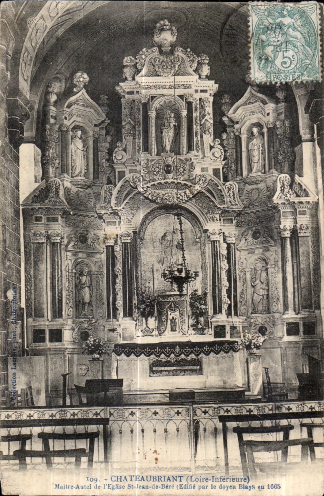 Chateaubriant - Eglise St Jean de Bere - CPA 