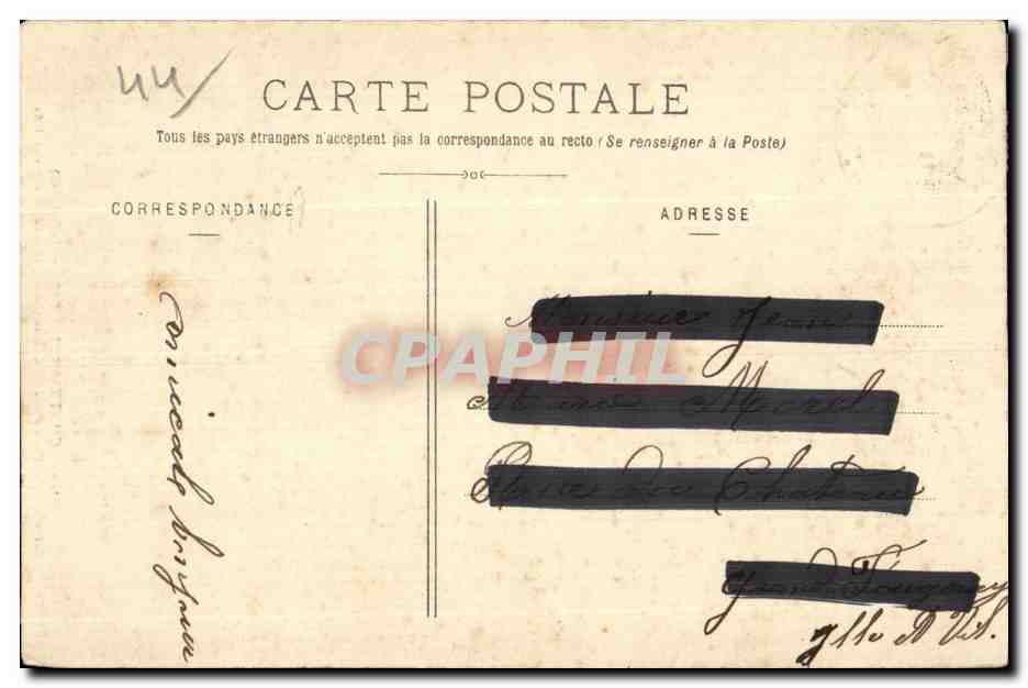 Chateaubriant - Eglise St Jean de Bere - CPA  — Back