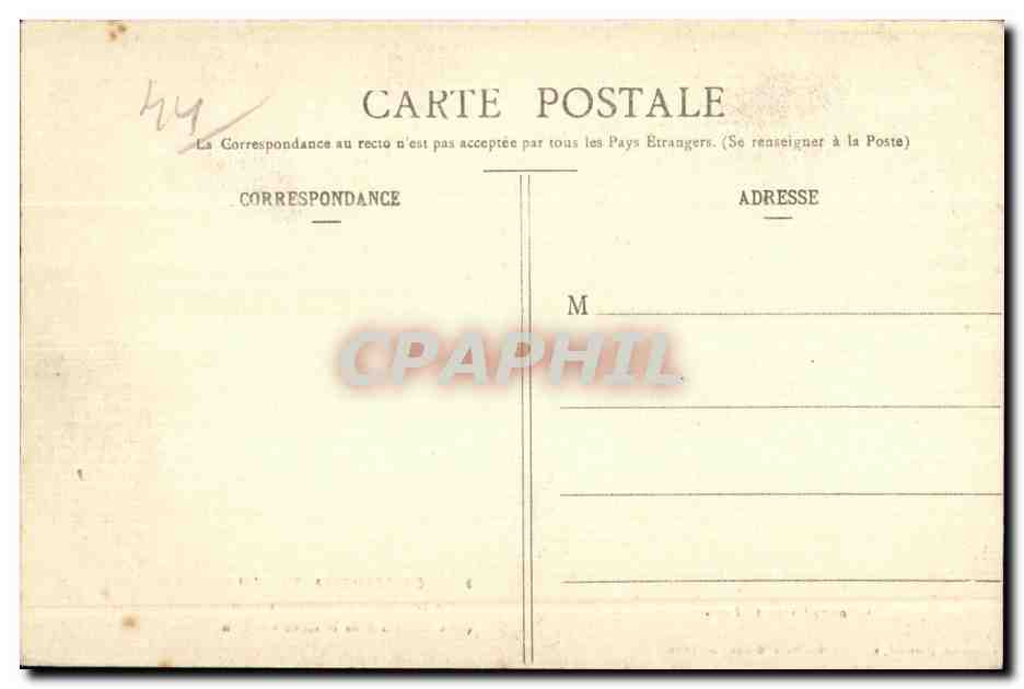 CPA Chateaubriant Un coin de la Chamber de Francoise de Foix dans le vieux Chatean — Rückseite