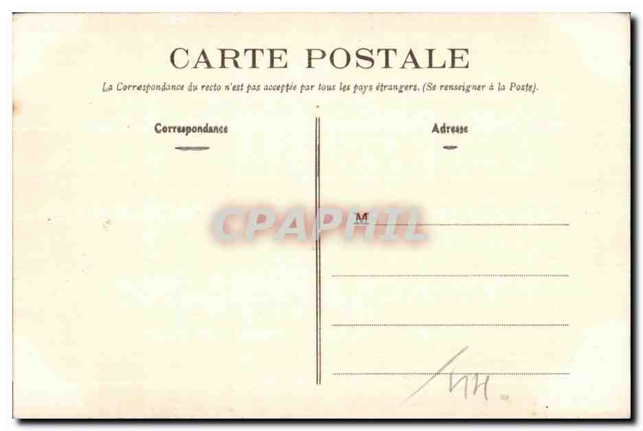 CPA Bourg De Batz Le Pont Du Diable — Rückseite