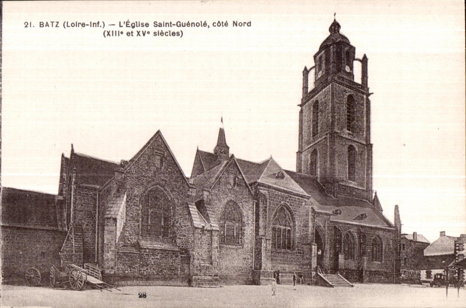 CPA Batz L Eglise Saint Guenole cote Nord