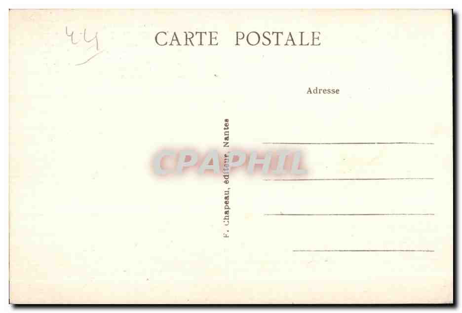 CPA Batz Ruines de du Murier Tour Saint Guenole — Verso