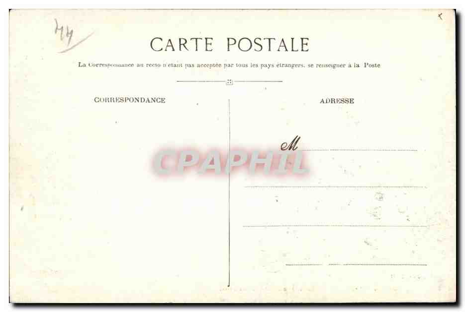 CPA Batz Baie du Grand Mathieu — Rückseite