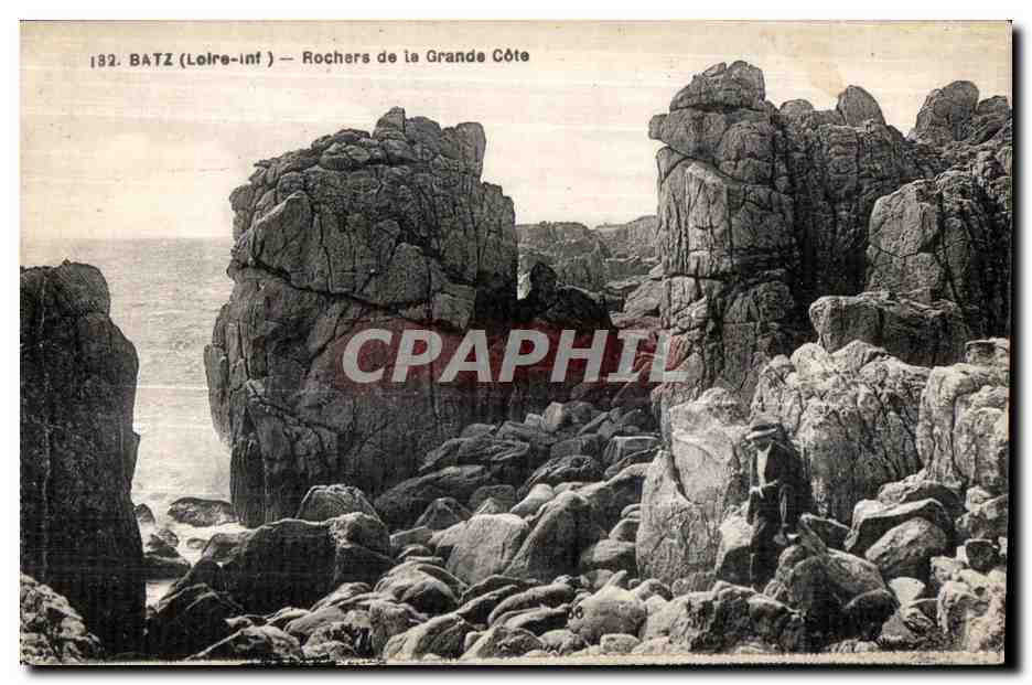 CPA Batz Rochers de la Grande Cote