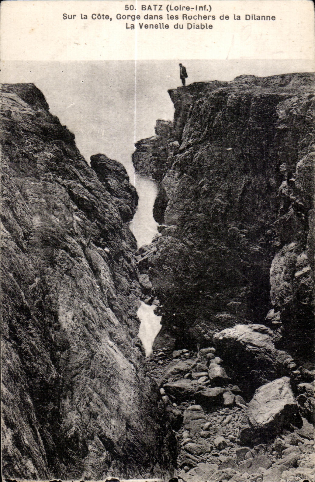 Bourg de Batz - La Venelle du Diable - CPA 