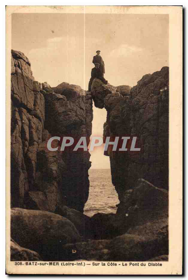 Bourg de Batz - Le Pont du Diable - CPA 