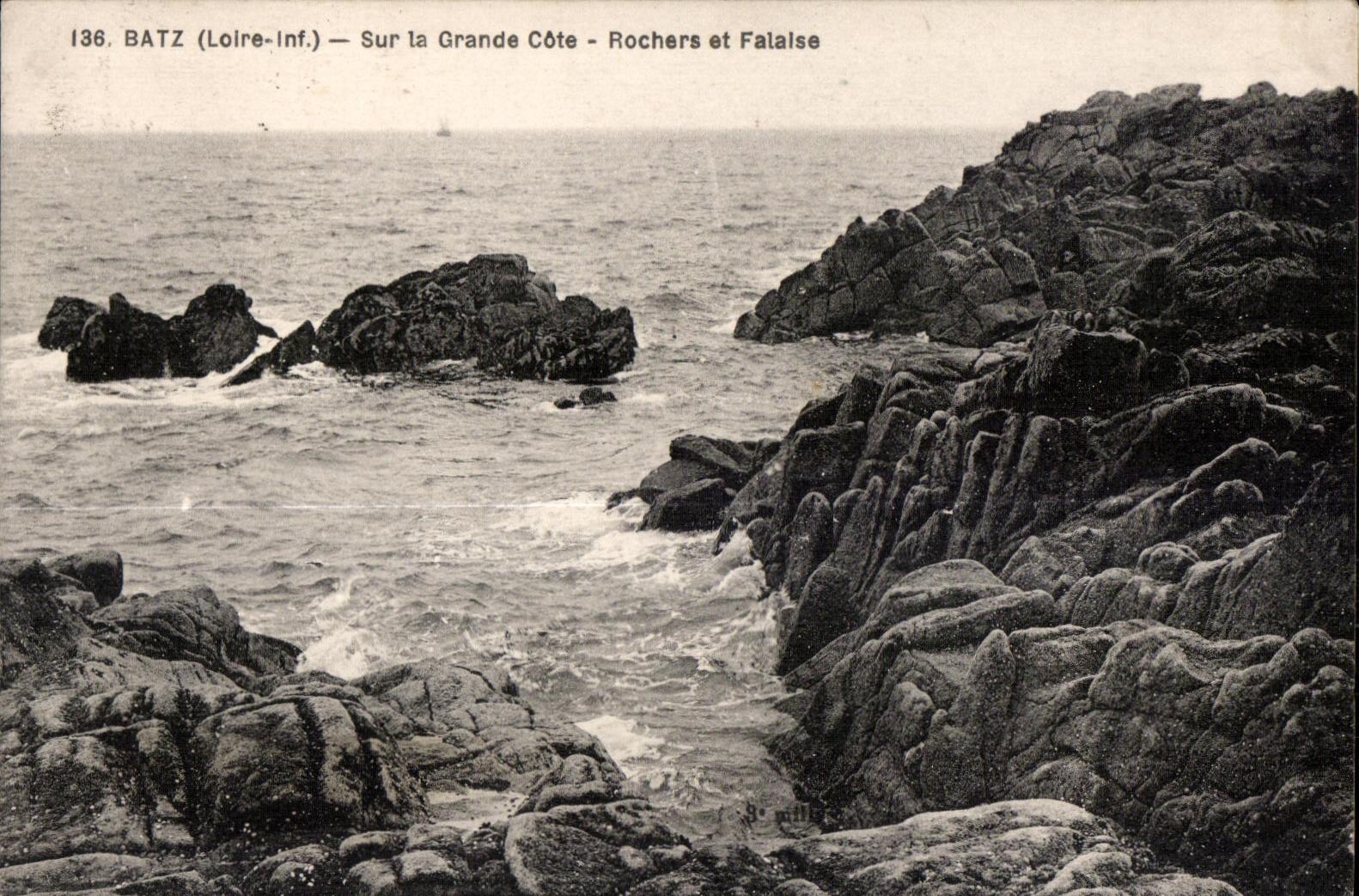 Bourg de Batz - Sur la Grande Cote - CPA 