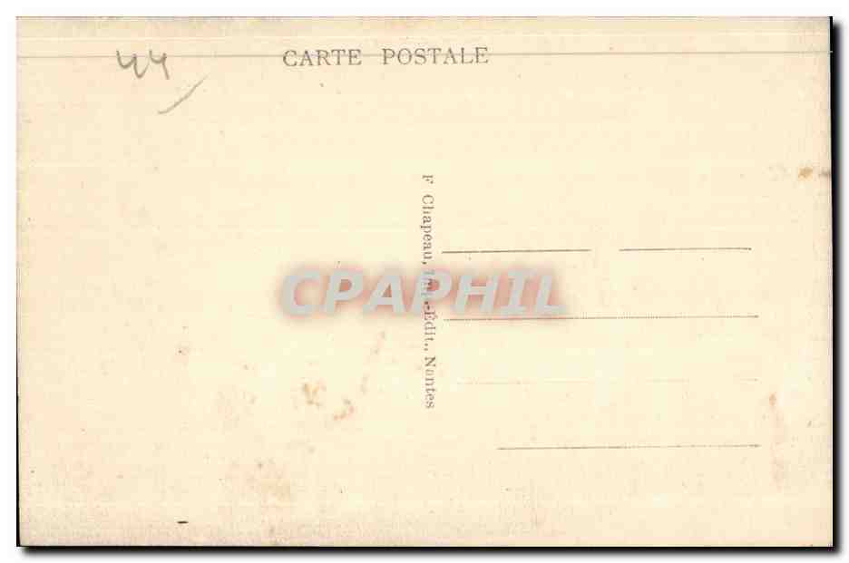 Clisson - Le Chateau - Entree de la Chapelle - CPA  — Rückseite