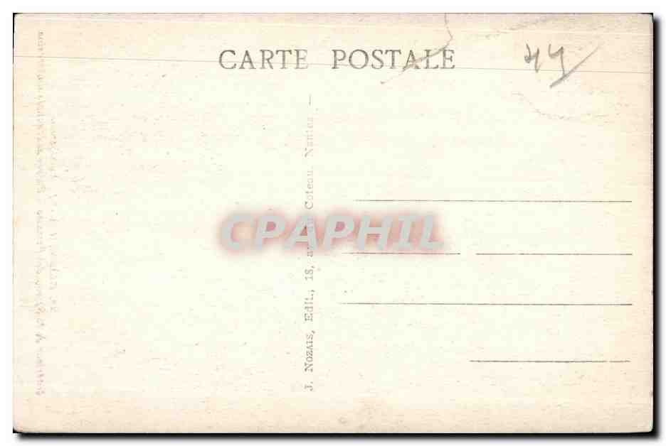 Clisson - Le Chateau - La Prison des Femmes - CPA  — Rückseite