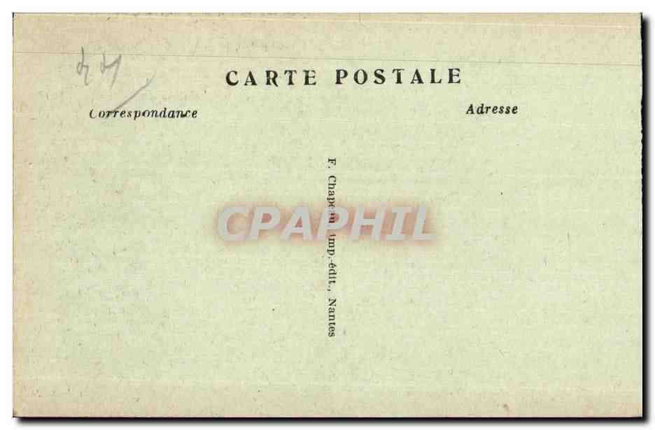 Clisson - Chapelle de la Madelein ou des Templiers - CPA  — Rückseite