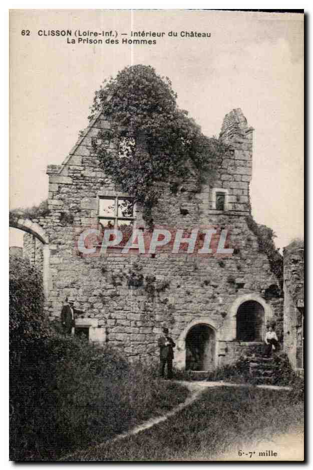 Clisson - Interieur du Chateau - La Prison des Hommes - CPA 