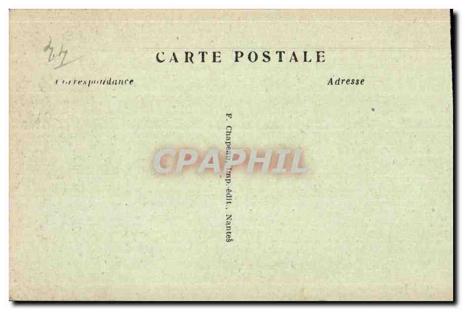 Clisson - Interieur du Chateau - La Prison des Hommes - CPA  — Rückseite