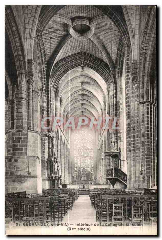 CPA Guerande (Loire int) Interleur de la Colleglaie Saint Aubin 