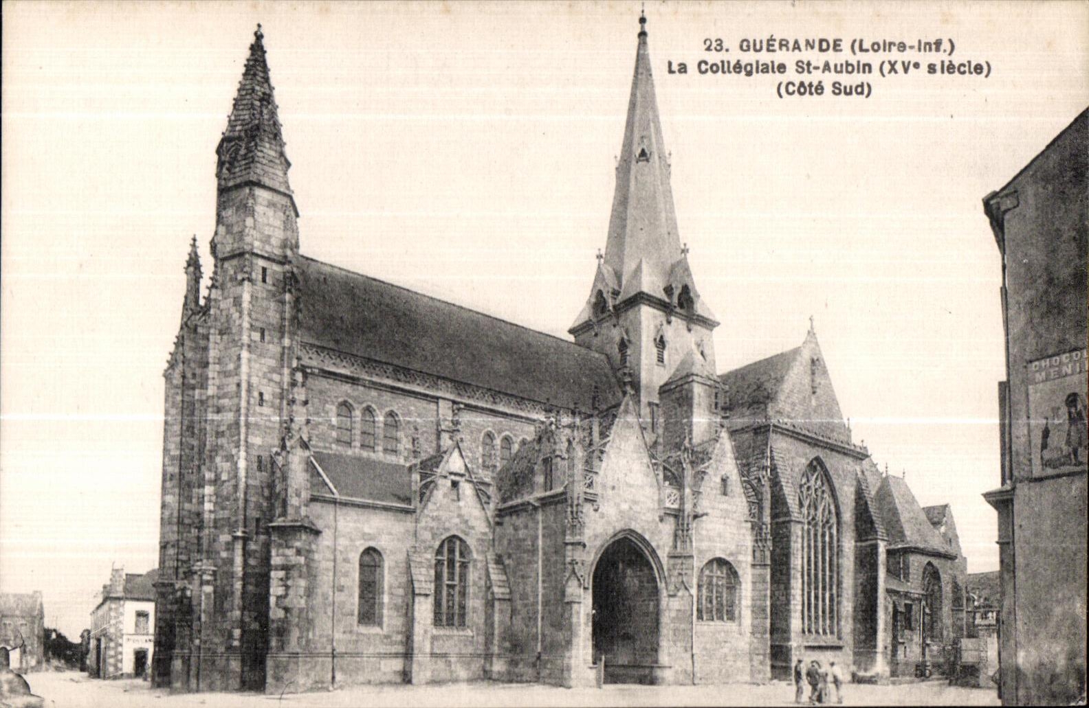 CPA Guerande (Loire Int) La Colleglate St Aubin (XV slecte) (cote Sud)