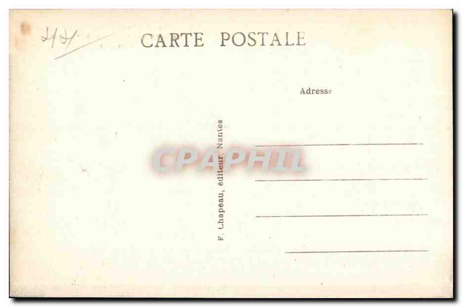CPA Guerande (Loire Int) La Colleglate St Aubin (XV slecte) (cote Sud) — Rückseite