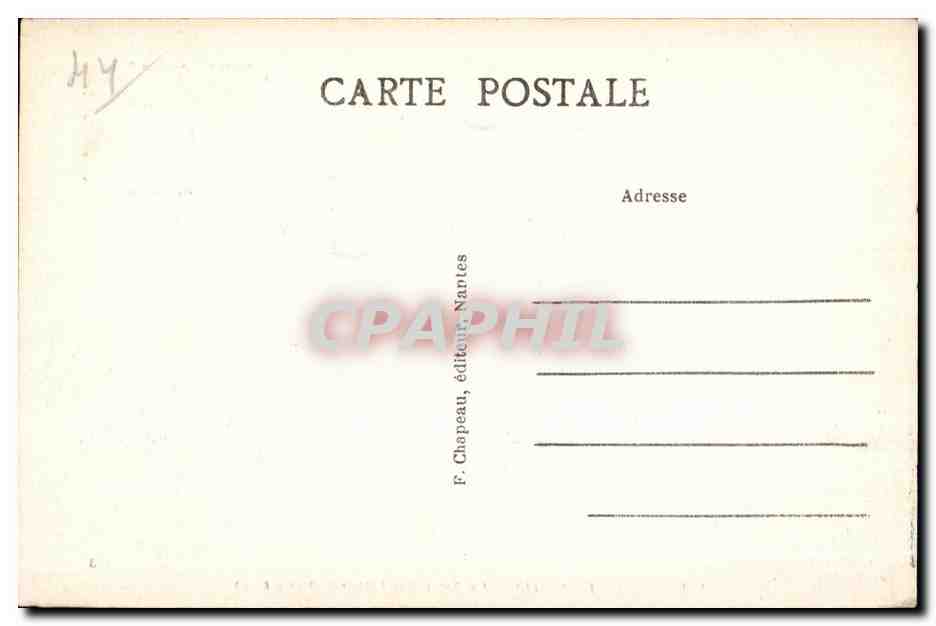 CPA Guerande (Loire Inf) La Porte Saint Michel  — Rückseite
