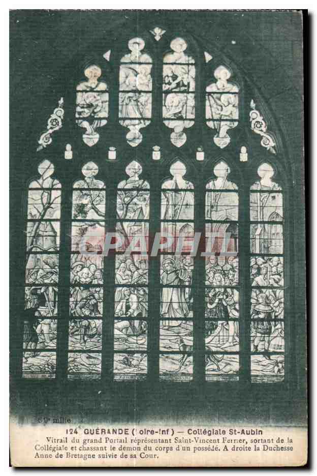 CPA Guerande (Loire Inf) Collegiate Saint Aubin 