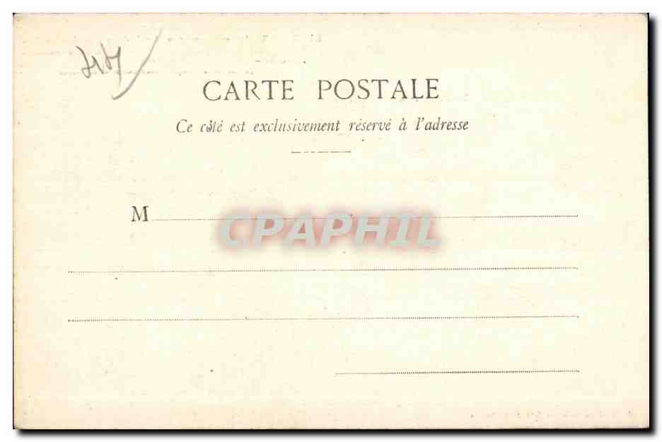 CPA Guerande Ses remparts et ses fosses d eau croupissante d ousort en cet une Foret de roseaux tandis que le lierre s a — Rückseite