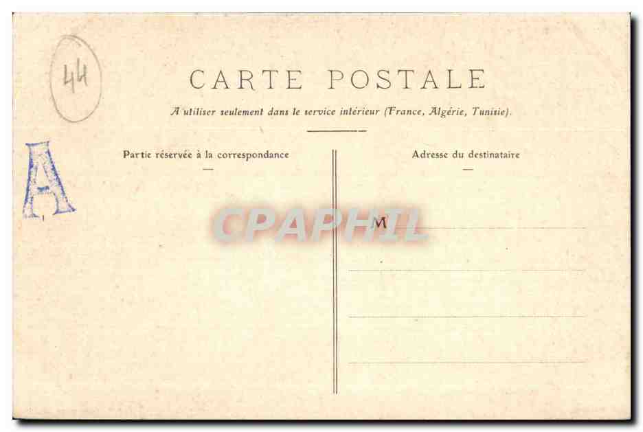 CPA Guerande (Loire Inf) La Tour Ste Anne — Rückseite