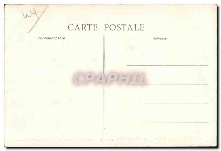 CPA Guerande (Loire Inf) La Tour Jean V Les Fosses et la Promenade — Rückseite