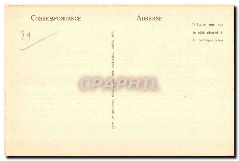 CPA Guimiliau L Eglise Et Le Calvaire — Rückseite