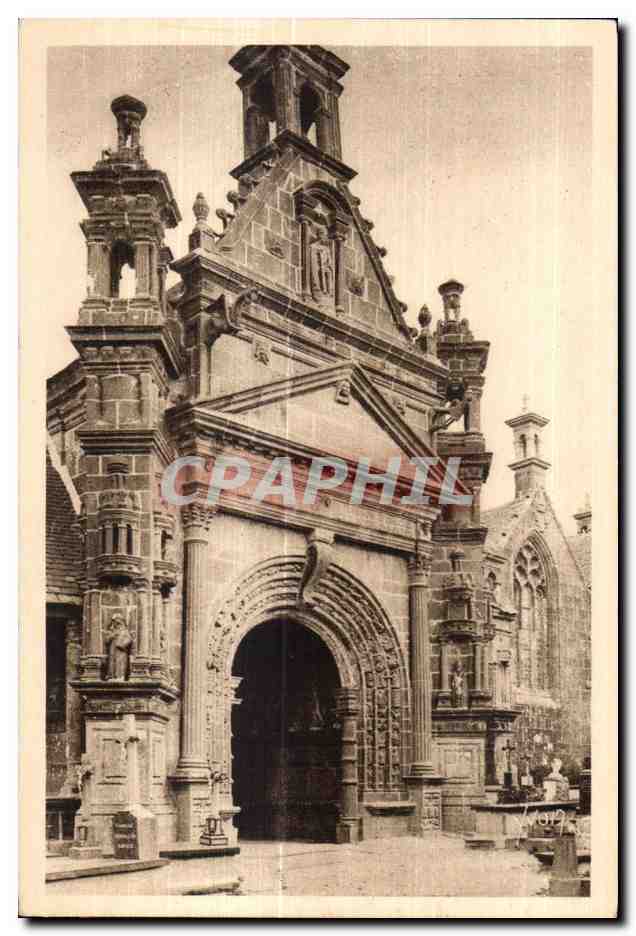 CPA Guimiliau L Eglise Le Porche Meridional