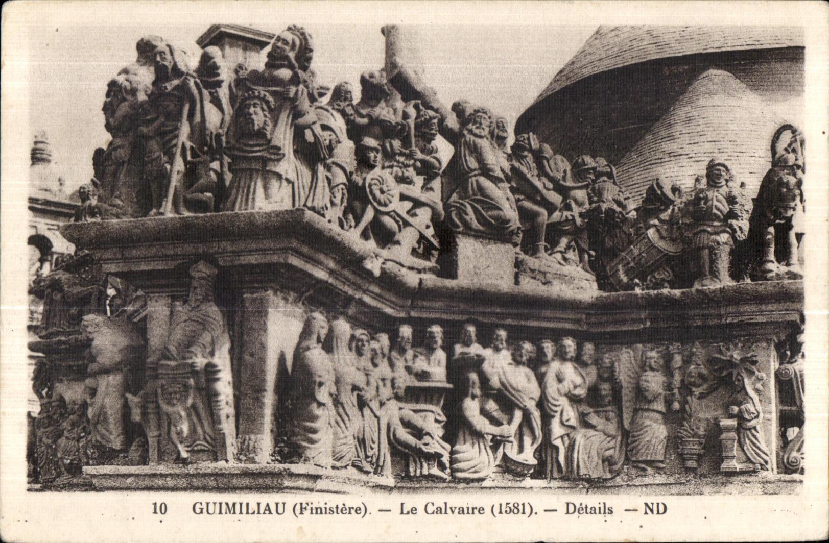 Guimiliau (Finistère) — Le Calvaire (1581) — Détails — ND