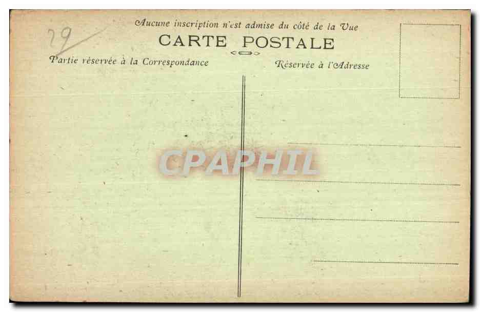 CPA Guimiliau Le Calvaire Details L Enfer et la Cene — Rückseite