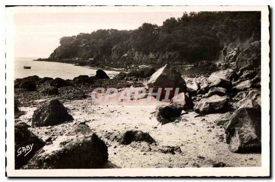 CPA Fouesnant (Finistere) Un coin du Cap Coz