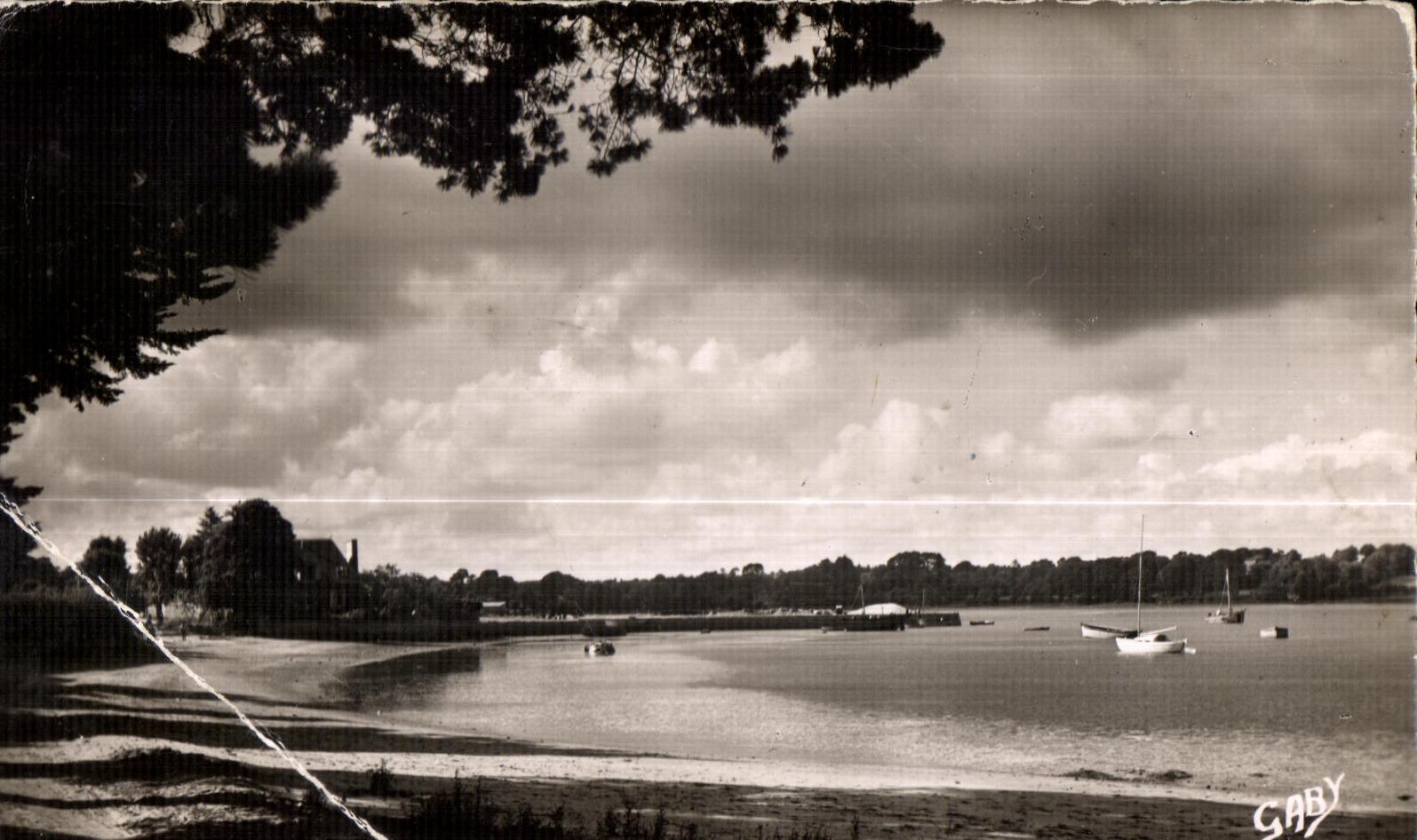 CPSM Fouesnant (Finistere) Cap coz la Digue