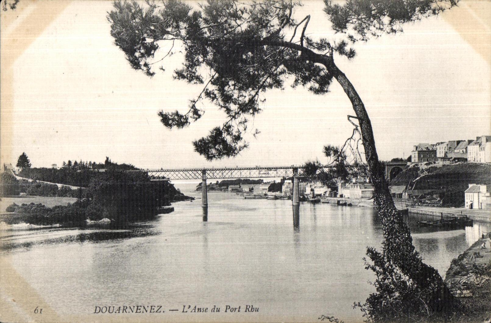 CPA Douarnenez L Anse du Port Rhu