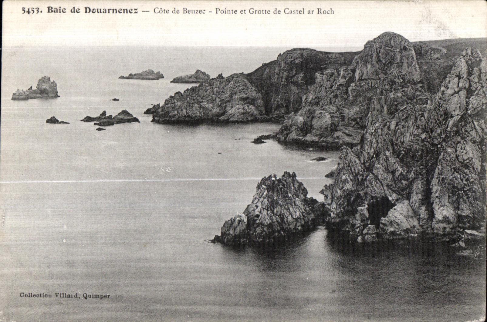 CPABaie de Douarnenez Cote de beuzee Pointe es Grotte de Castel et Roch