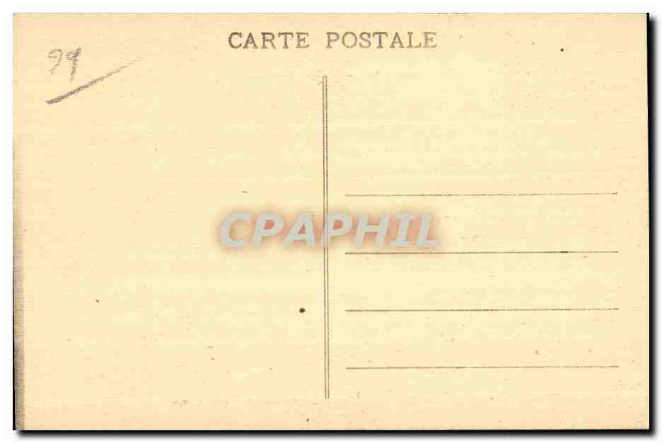 CPA Presqu ile de Crozon les tas de Pois — Rückseite