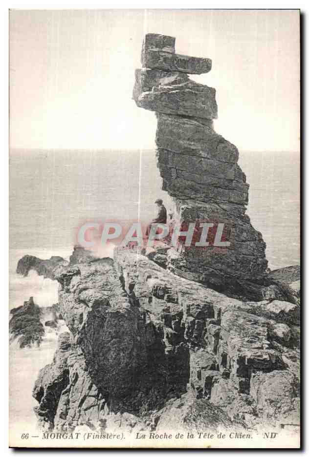 Morgat (Finistère) — La Roche de la Tête de Chien — ND