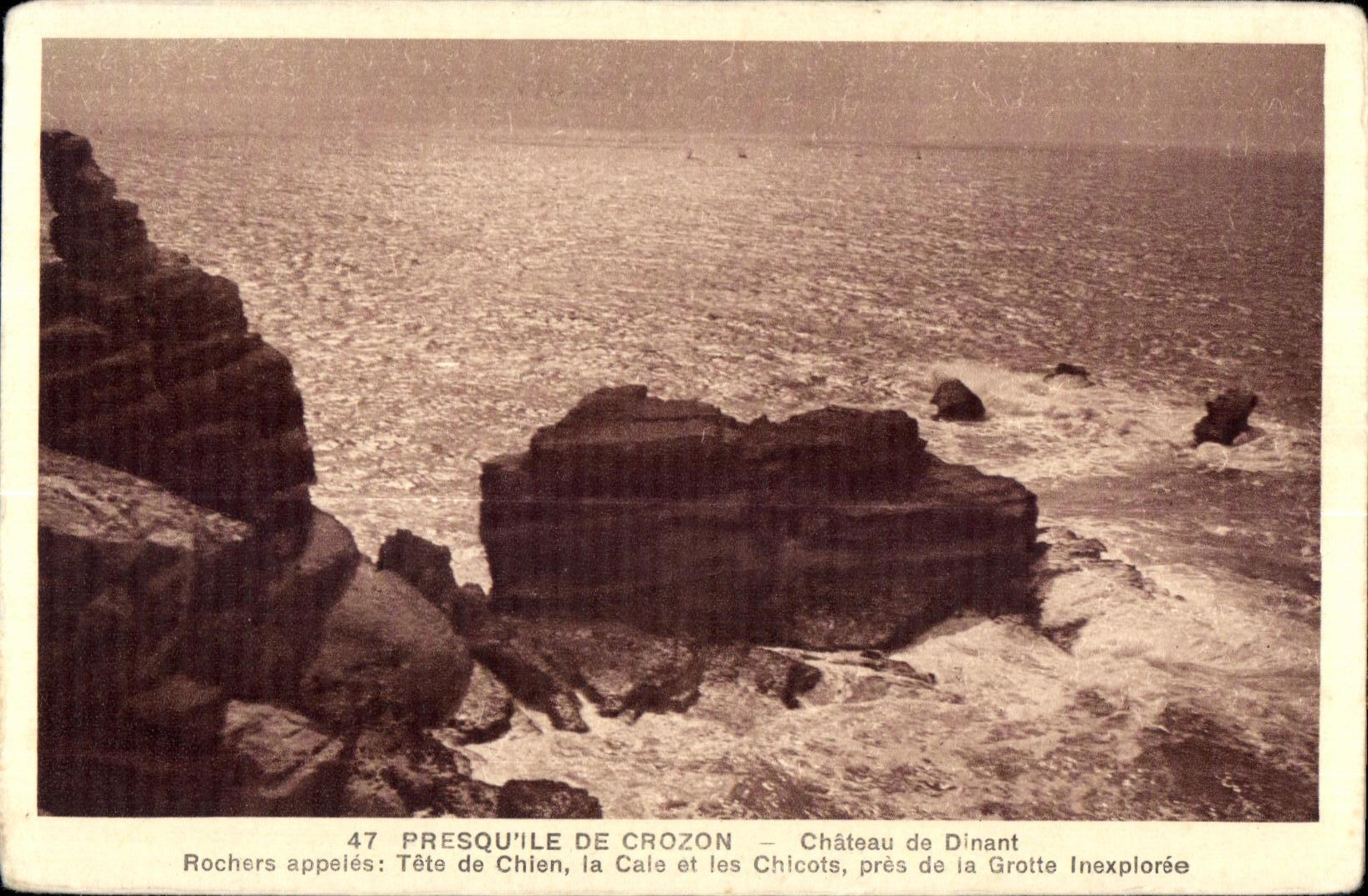 CPA Presquile De Crozon Chateau de Dinant 
