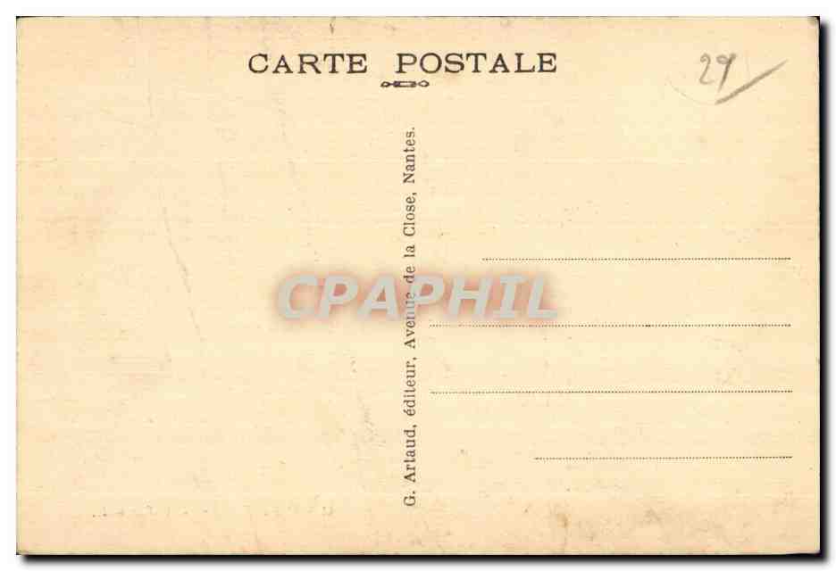 Morgat — Le Port et le Môle — série 58, éditeur G. Arlaud, Nantes — Reverso
