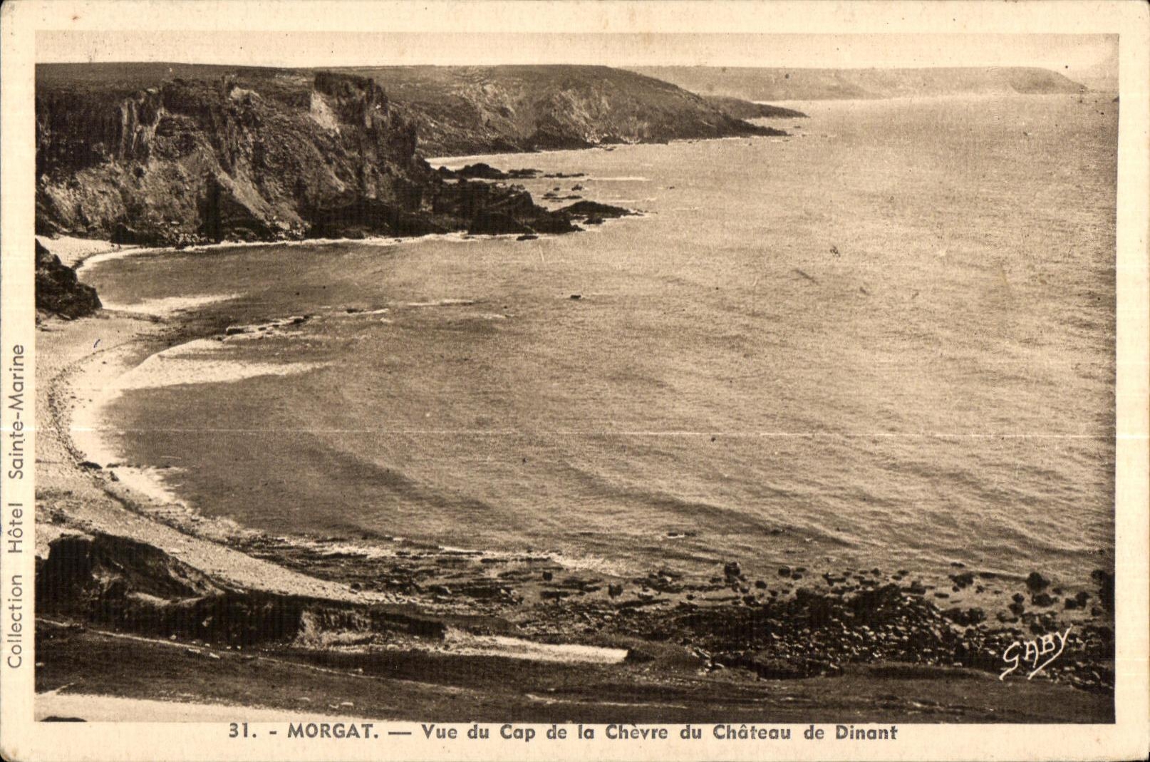 Morgat — Vue du Cap de la Chèvre du Château de Dinant — Gaby