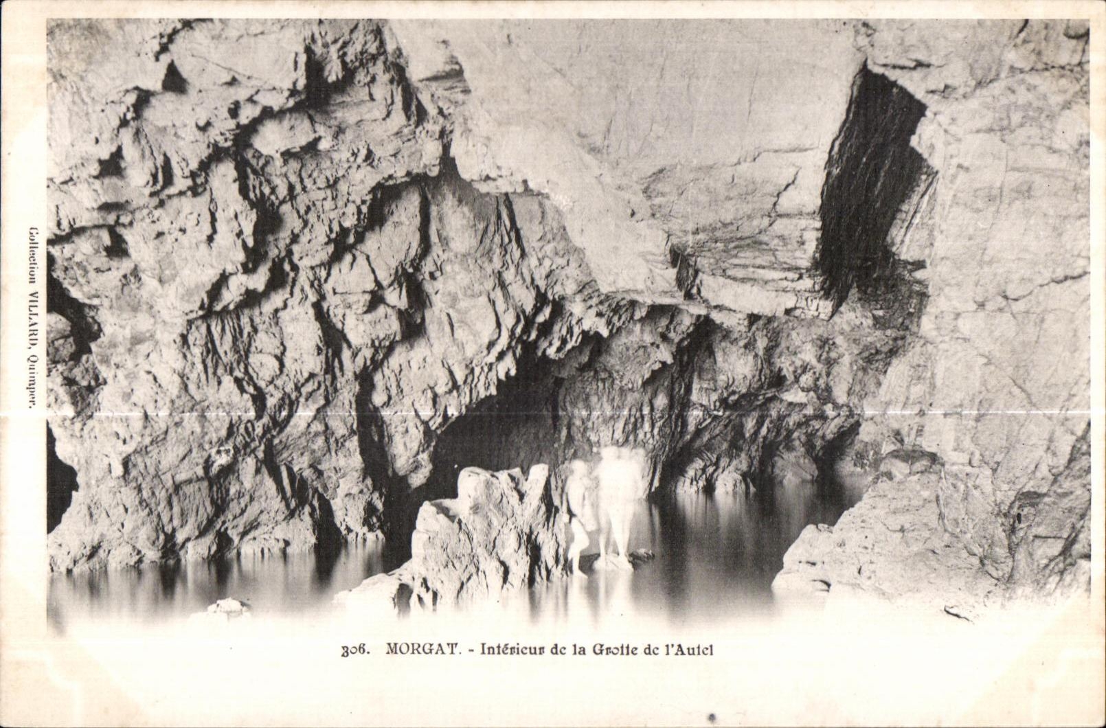 Morgat - Intérieur de la Grotte de l'Auliel — Collection Vilain, Quimper, n° 306