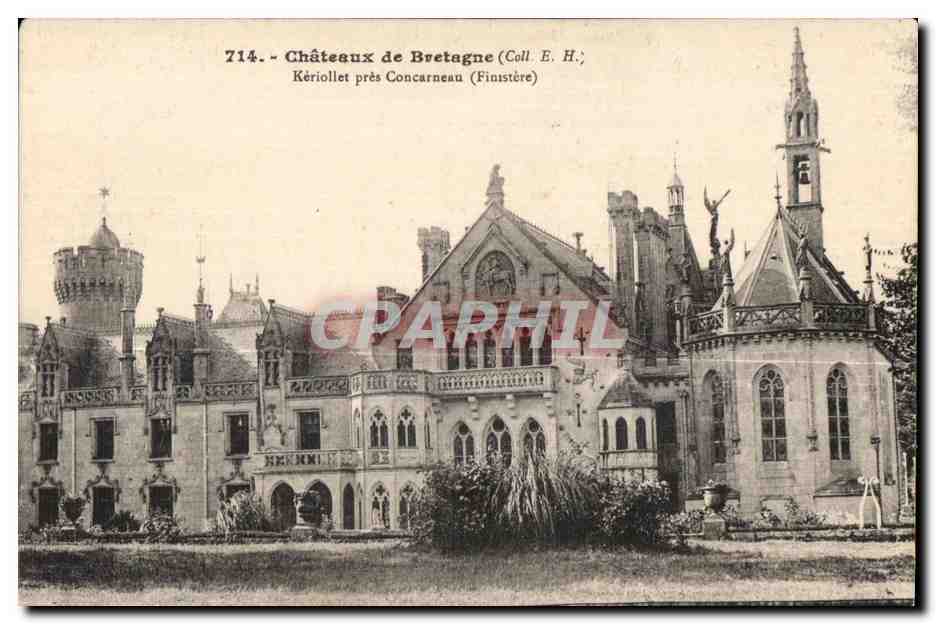 CPA Concarneau (Finistere) Chateaux de Bvetagne Keriollet pres 