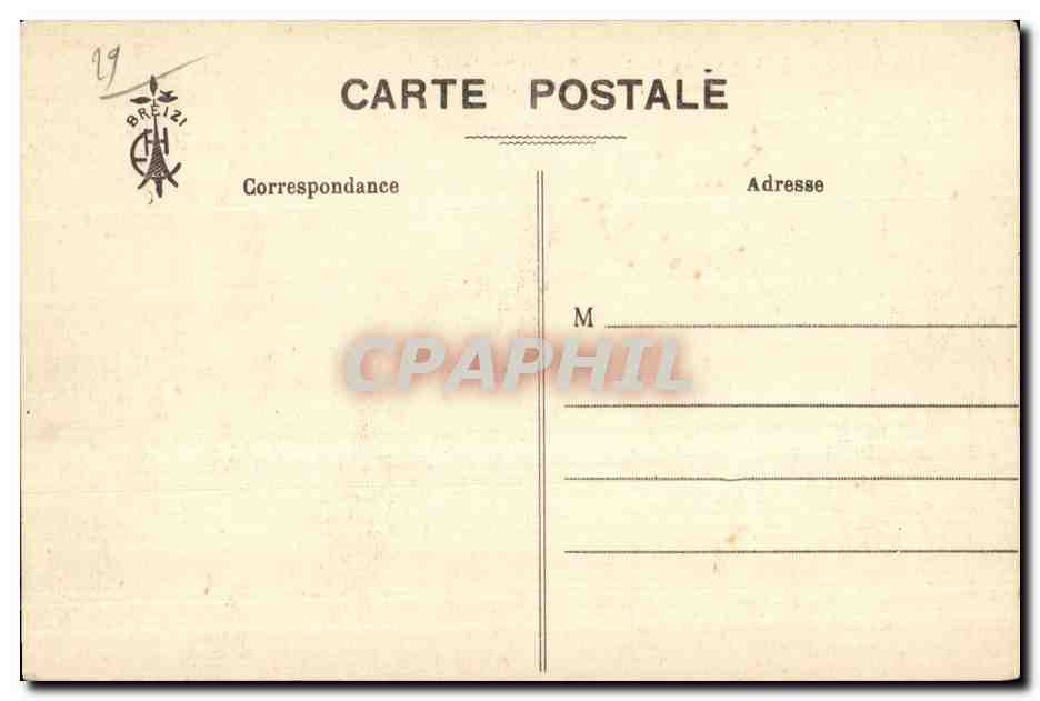 CPA Concarneau (Finistere) Chateaux de Bvetagne Keriollet pres  — Rückseite