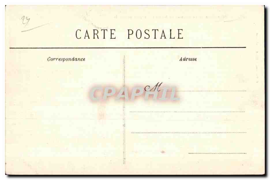 CPA Concarneau Le Chateau de Keriolet  — Rückseite