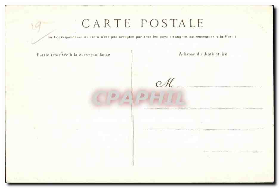 CPA Concarneau Le Chateau de Keriolet Facade Principale — Rückseite