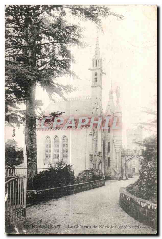 CPA Concarneau Le Chateau de Keriolet (Cote Nord)